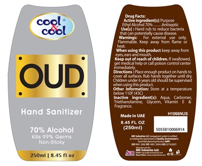250ml Sanitizer (Oud Hand Sanitizer 250ml)